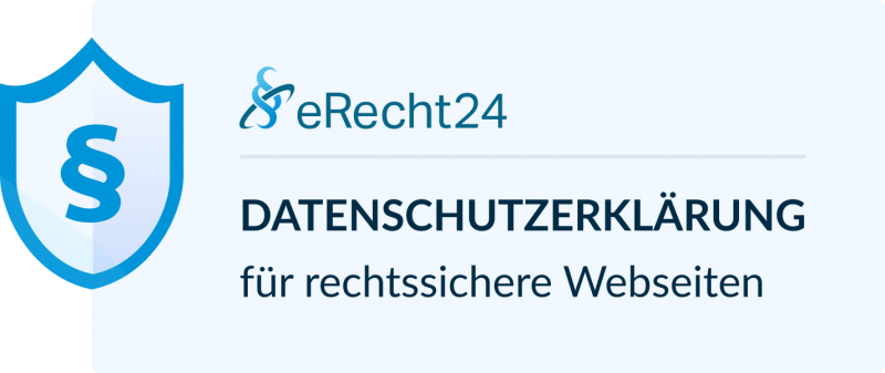 Sichere Datenschutzerklärung von eRecht24
